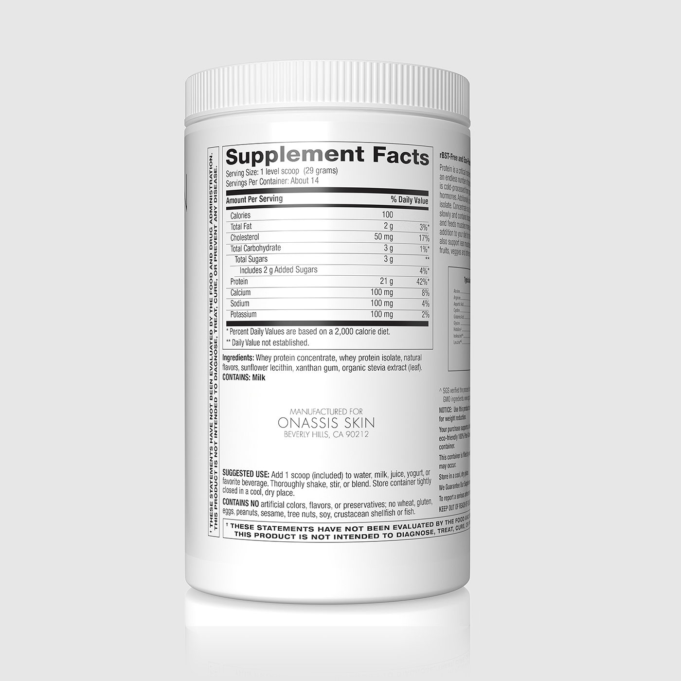 Grass - Fed Whey Protein - ONASSIS SKIN