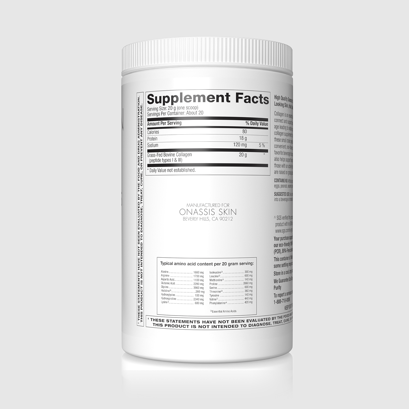 Hydrolyzed Collagen Peptides - ONASSIS SKIN