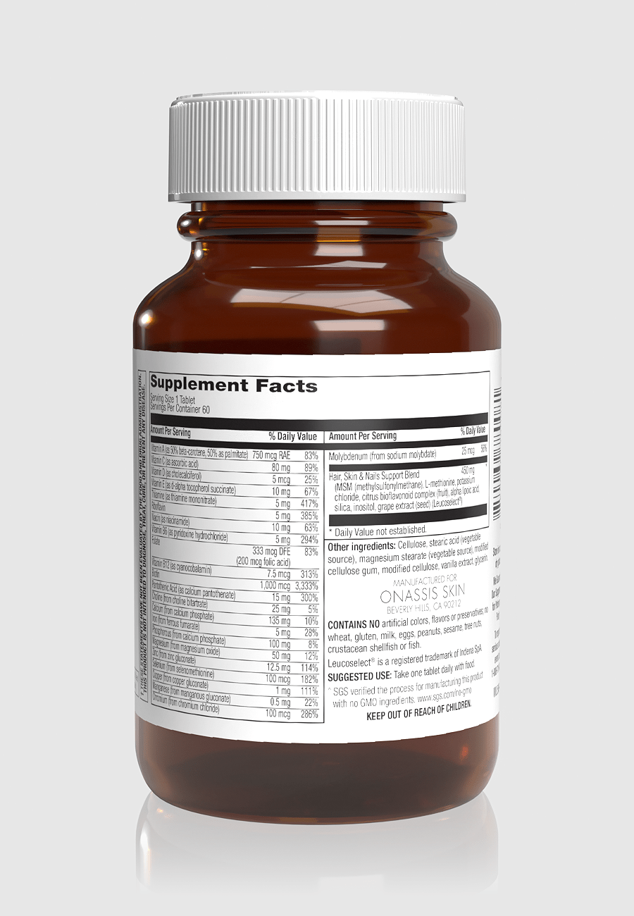 Hair, Skin and Nails Multi - Supplement - ONASSIS SKIN