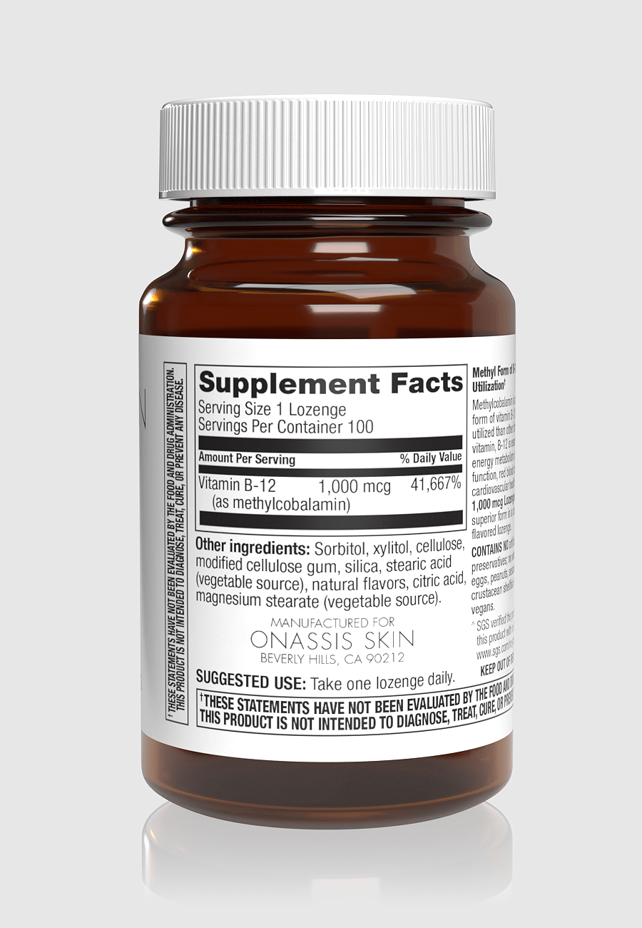 Methyl - B12 Supplement - ONASSIS SKIN