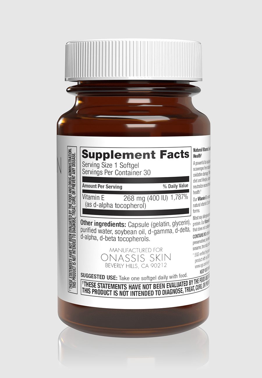 Vitamin E 400 IU - ONASSIS SKIN